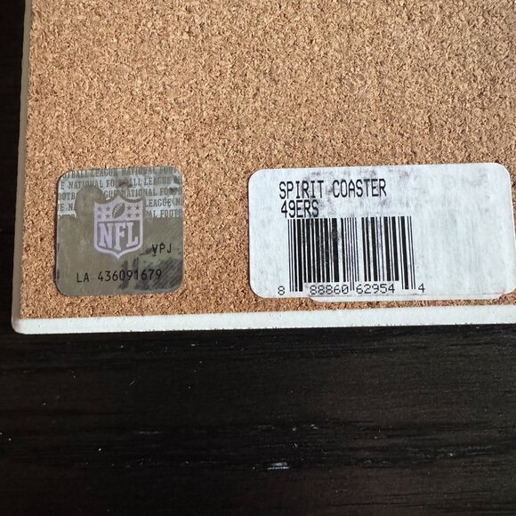 NFL Team Coasters Seahawks Broncos Rams Chargers Ceramic Mixed Set of 4 - Picture 8 of 12